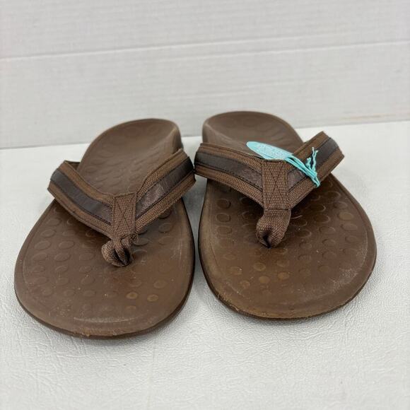 Orthaheel Flip Flop Sandals Womens Size 9 Brown Thong Orthotic Support - Picture 7 of 11